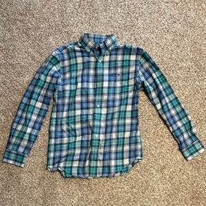 Vineyard Vines Men’s Small Classic Fit Tucker Short Plaid Flannel